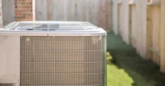 Home air conditioner unit in summer season